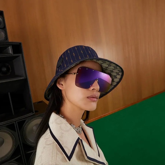 Gucci Reversible GG and Horsebit Bucket hat - Picture 8 of 8